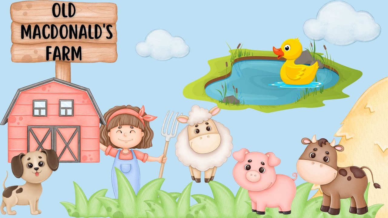 Old MacDonald had a farm | Farm Animals | Kids Learning Video|Nursery Rhymes |Little Bee Kids Studio