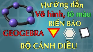 Phần Mềm Geogebra - Vẽ Hình, Tô Màu Biển Báo Giao Nhau Với Đường Ưu Tiên  (Bộ Cánh Diều) - Youtube