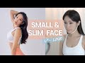 Slimming down face fat workout  a kpop idol face shapedouble chinchubby cheeks face  neck lift