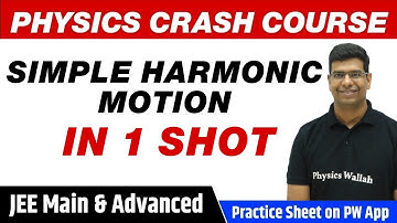 SIMPLE HARMONIC MOTION in One Shot - All Concepts & PYQs | Class 11 | JEE Main & Advanced