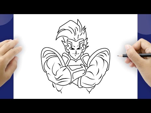 Hur man ritar Vegeta Dragon Ball - Steg för steg guide