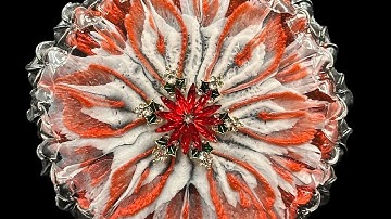 #93 Poinsettia Christmas Bloom in Epoxy Resin
