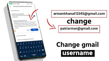 কিভাবে জিমেইল ইউজার নাম পরিবর্তন করবো । gmail username change ।। gmail id change kore kivabe
