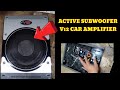 ACTIVE SUBWOOFER CAR AMPLIIER V12