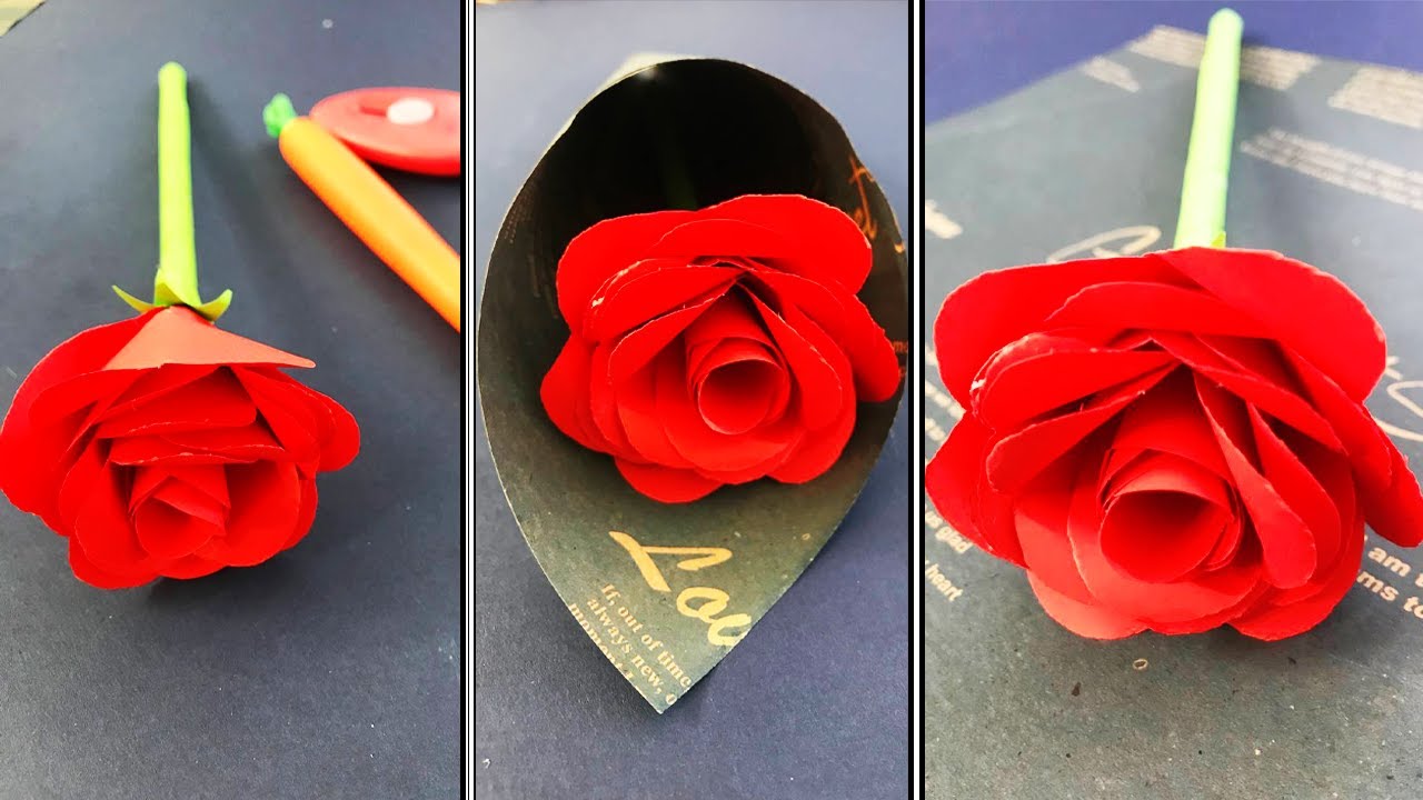 💗Valentine's Day Gift Ideas homemade rose flower bouquet for