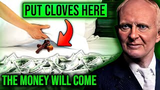 Place 3 CLOVES in this spot and the money will come in droves  Charles Fillmore