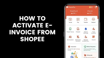 How to Activate e-Invoice from Shopee on ShopeePay App