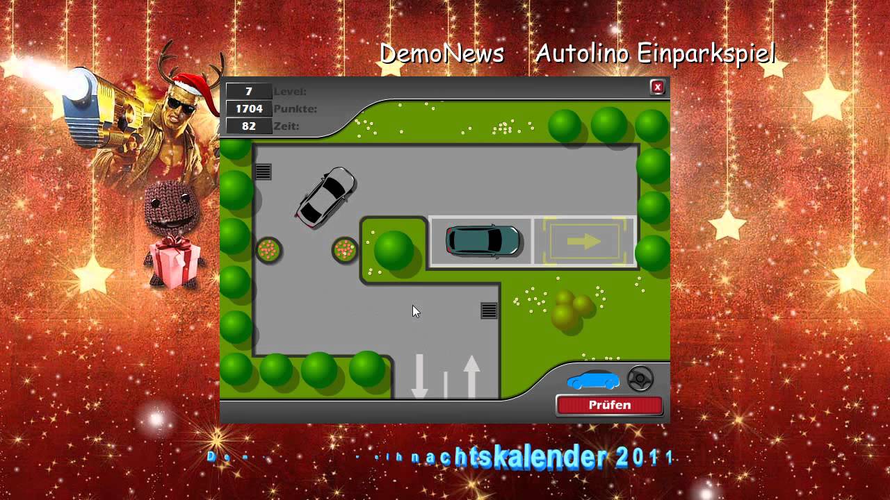 DemoNews Autolino Einparkspiel (Weihnachtskalender 2011)