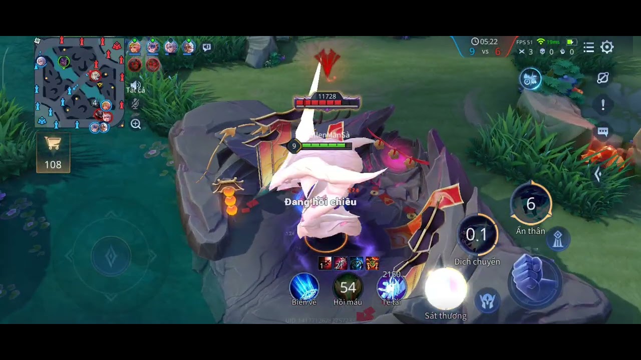 CẦM QIULLEN MÃNG XÀ QUÉT TEAM BẠN FLO VÀ HAYATE KHÉT LẸT