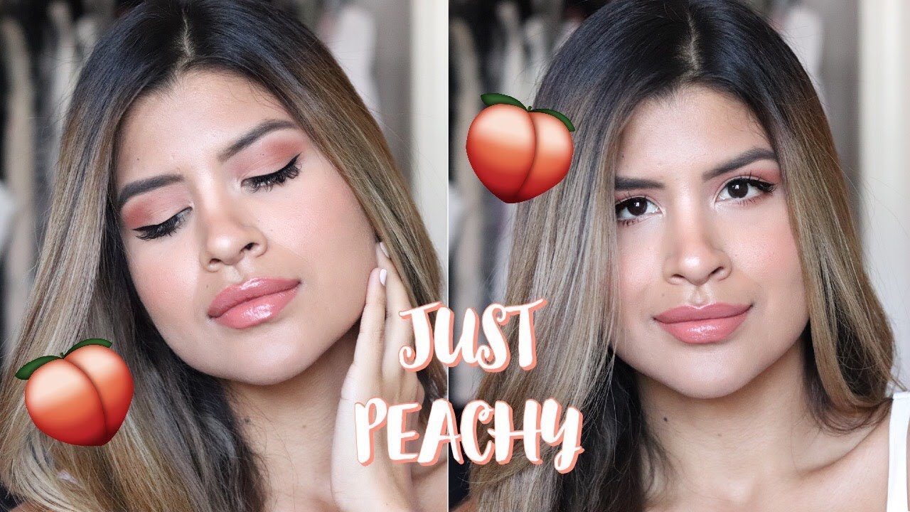 TOO FACED JUST PEACHY MATTE PALETTE II EASY  MAKEUP LOOK