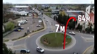 Car Jump Over Roundabout - Unbelievable Flight Suzuki Swift 
