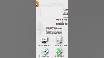 Design Of Steel Structure With Connection Using STAAD.PRO | IDEA StatiCa | EXCEL-11