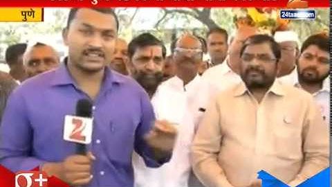 Pune : Raju Shetti March From Khed To Pune For Sez Protest
