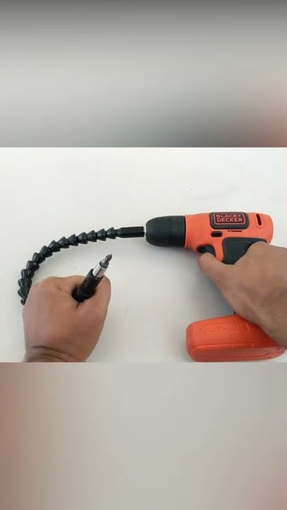 Flexible Shaft Drill/Screwdriver Attachment !
