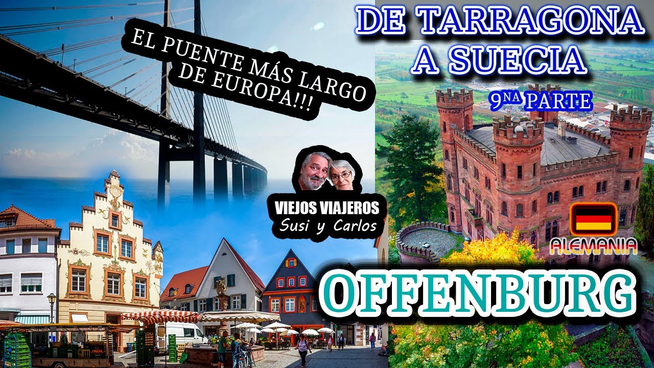 Offenburg: Hoy cruzamos el puente-túnel mas largo de Europa.