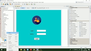 JFrame com JAVA   aula 02   Tela de Login - Criando Objeto Tela Principal