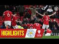 FA Youth Cup Highlights | Manchester United 2-1 Leicester City | The Academy