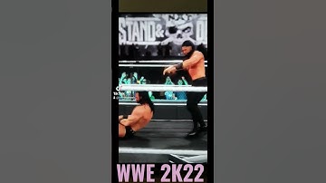 roman reigns vs drew McIntyre in wwe 2k22 #shorts #shortvideo #viral