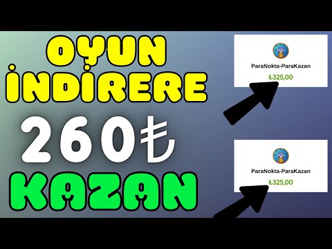 Oyun İndirerek 260₺ Kazan 🤑-💰(ÖDEME VİDEO)🤑- İnternetten Para Kazanma Yolları 2023