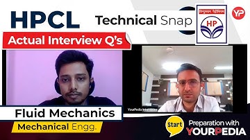 Fluid Mechanics Technical Snap for HPCL Interview |Mechanical Engg.|Start Interview & GT Preparation