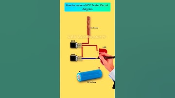 how to make a NCV Tester Circuit diagram, Ac line detector