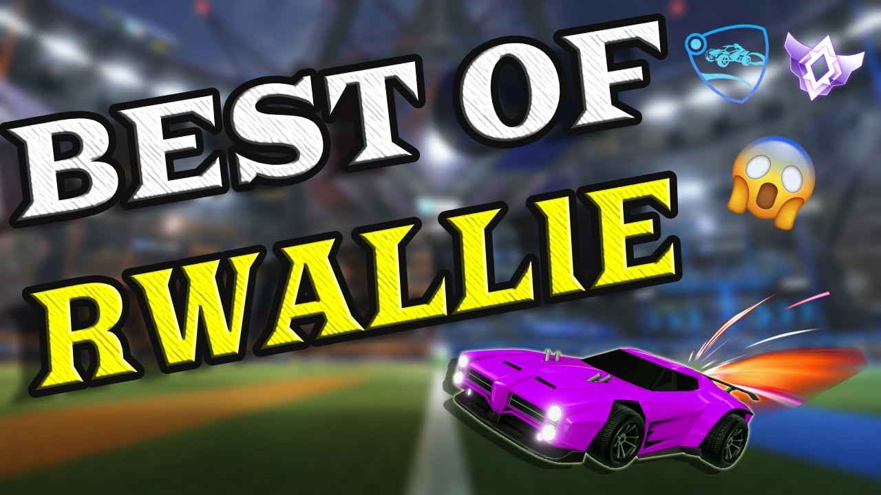 Rocket League BEST GOALS: Rwallie MONTAGE (INSANE ANGLES, DOUBLE TAPS, AERIALS, and AIR DRIBBLES)