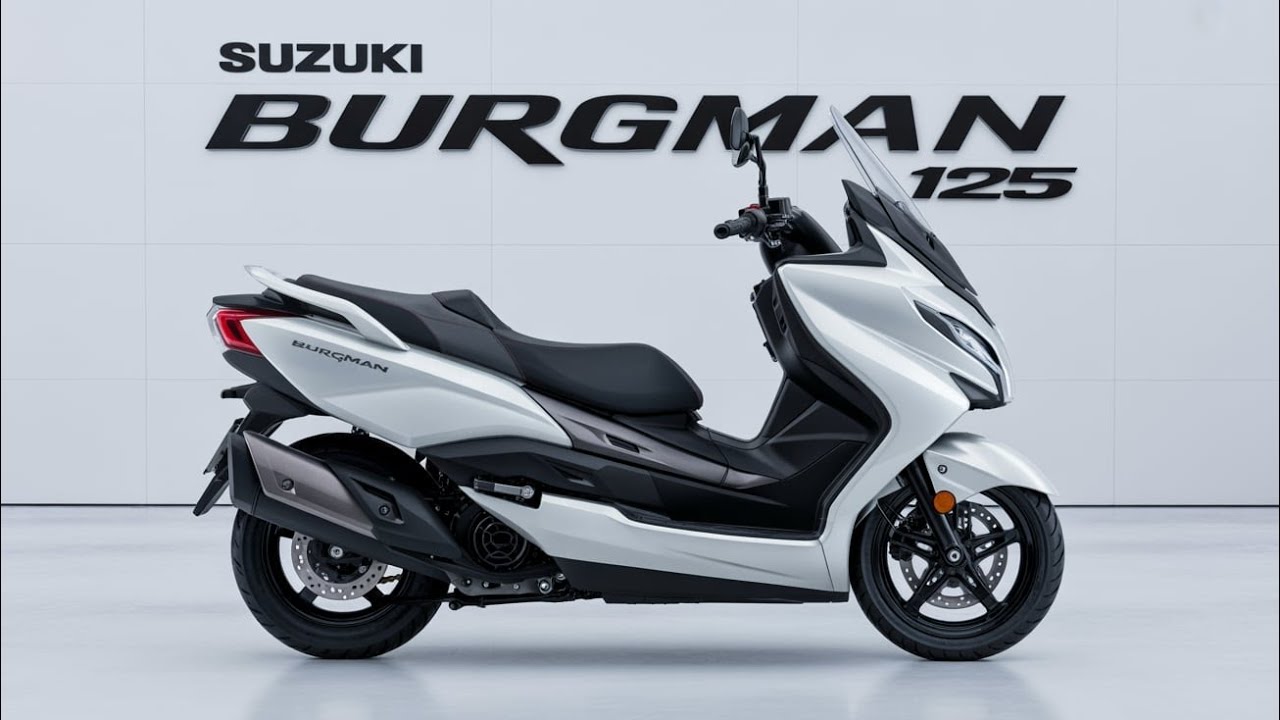 Наконец-то представлен! Абсолютно новый Suzuki Burgman 125 2025 года поразит вас!