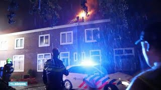 Blikseminslag In Straat Velsen Vier Huizen In Brand - Rtl Nieuws