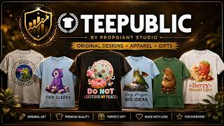 Unique Graphic T-Shirts | TeePublic Collection | Cozy, Fantasy & Cute Designs | PropGiant Studio