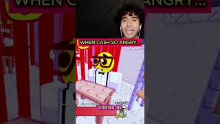 When Cash Get Angry #roblox #robloxclips #robloxstreaming #cashblox