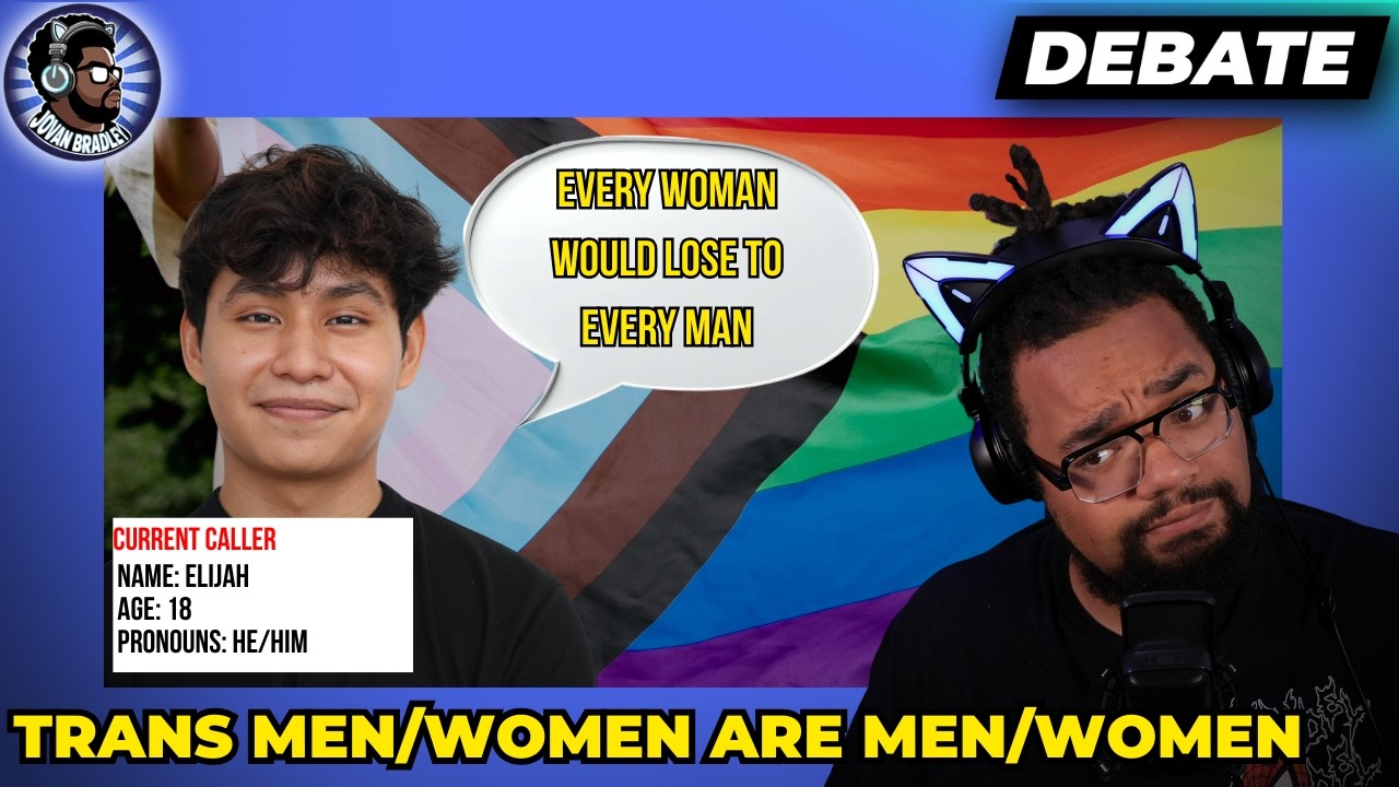 The Grounding of his Anti-Trans Argument is TERRIBLE || JOVAN DEBATES