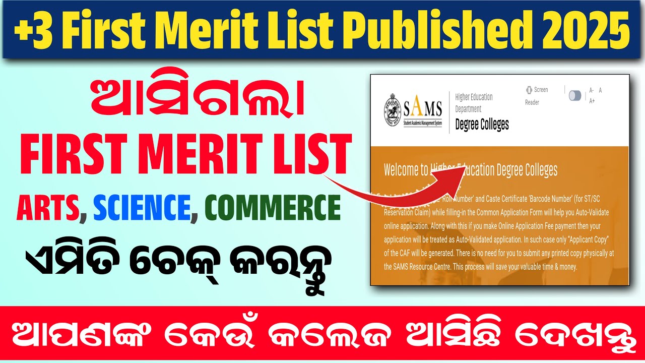 Firstmerit Check Plus 3 First Merit List 2025 | +3 First Merit list check | How to check ...