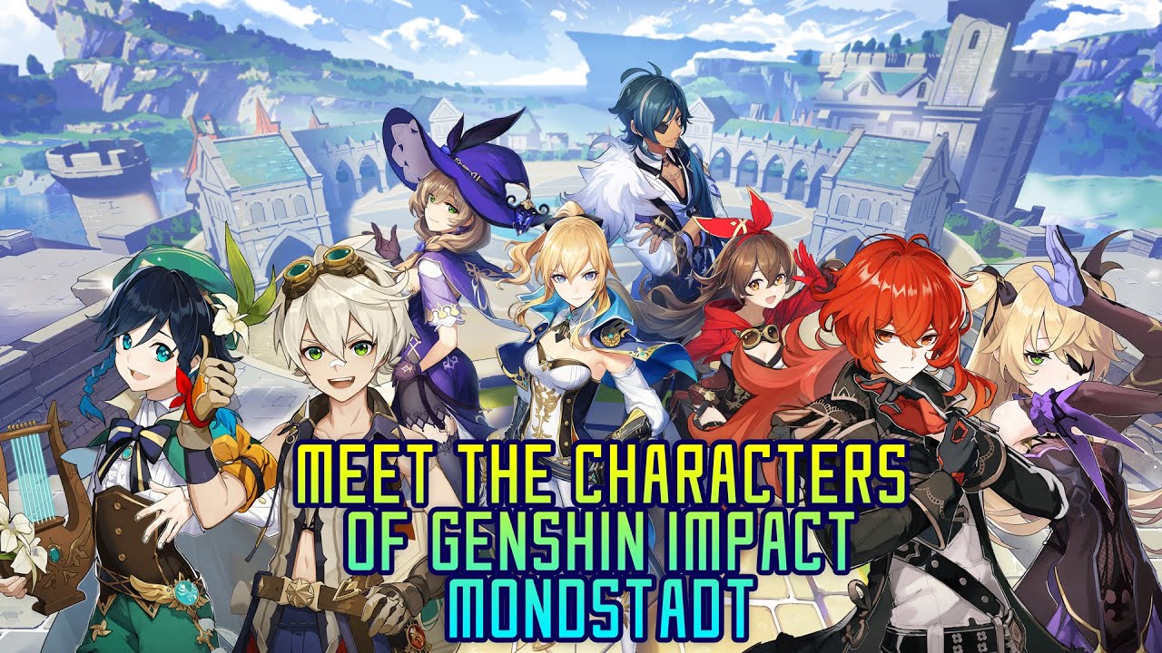 Meet the Characters of Genshin Impact! | Residents of Mondstadt ...