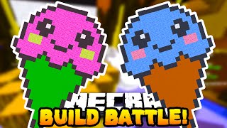 Minecraft BUILD BATTLE ICECREAM! #4 w/Preston, Vikkstar & Woofless!