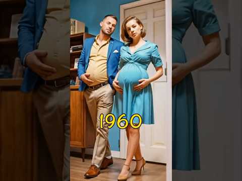 Evolution of Pregnant Women Over Decades 🤰💞