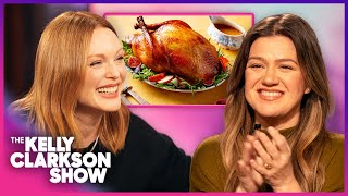 Julianne Moore & Kelly Clarkson Wont Be Cooking For Thanksgiving