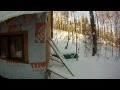 Skidoo Olympic Helmet Cam Trip To Shack