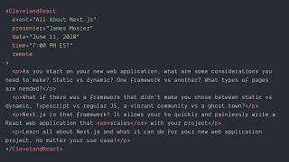 All About Next.js with James Mosier