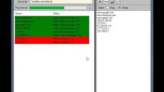 Pingable - ping tool - ping server list - email or run command if offline. screenshot 2