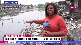 Lagos Govt Demolishes Shanties In Adeniji Adele