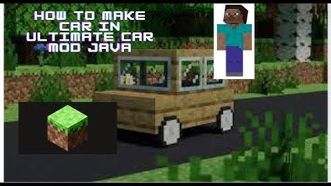 How to make car in ultimate car mod Minecraft java #minecraft #java #mod