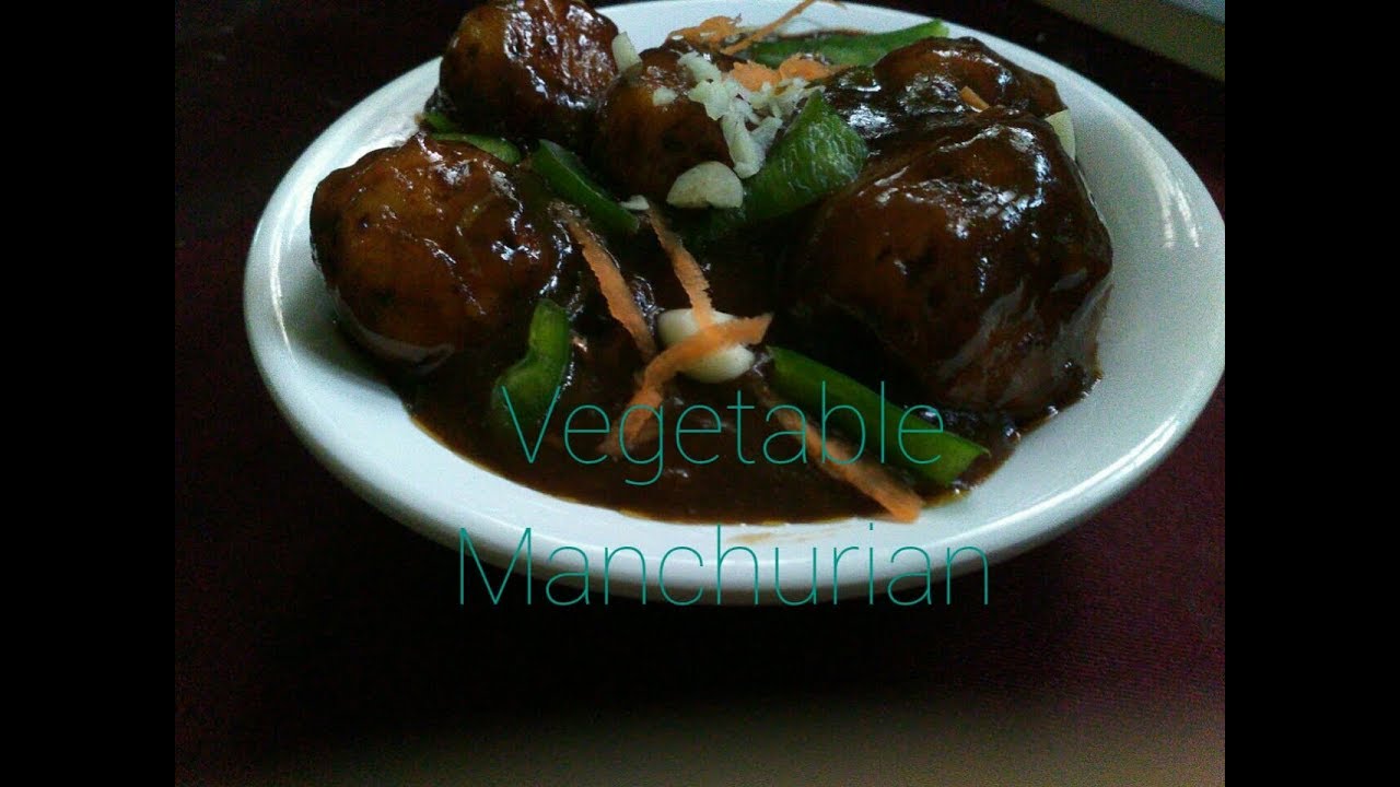 Vegetable Manchurian Gravy(with carrot and cabbage) YouTube