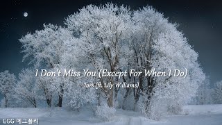 [Playlist]에그플리#583🎶I Don't Miss You (Except For When I Do) - Tors (ft. Lily Williams) (lyrics)