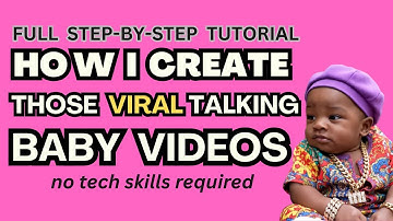 Full FREE Tutorial: Create Talking Baby Videos Trending on TikTok and Instagram