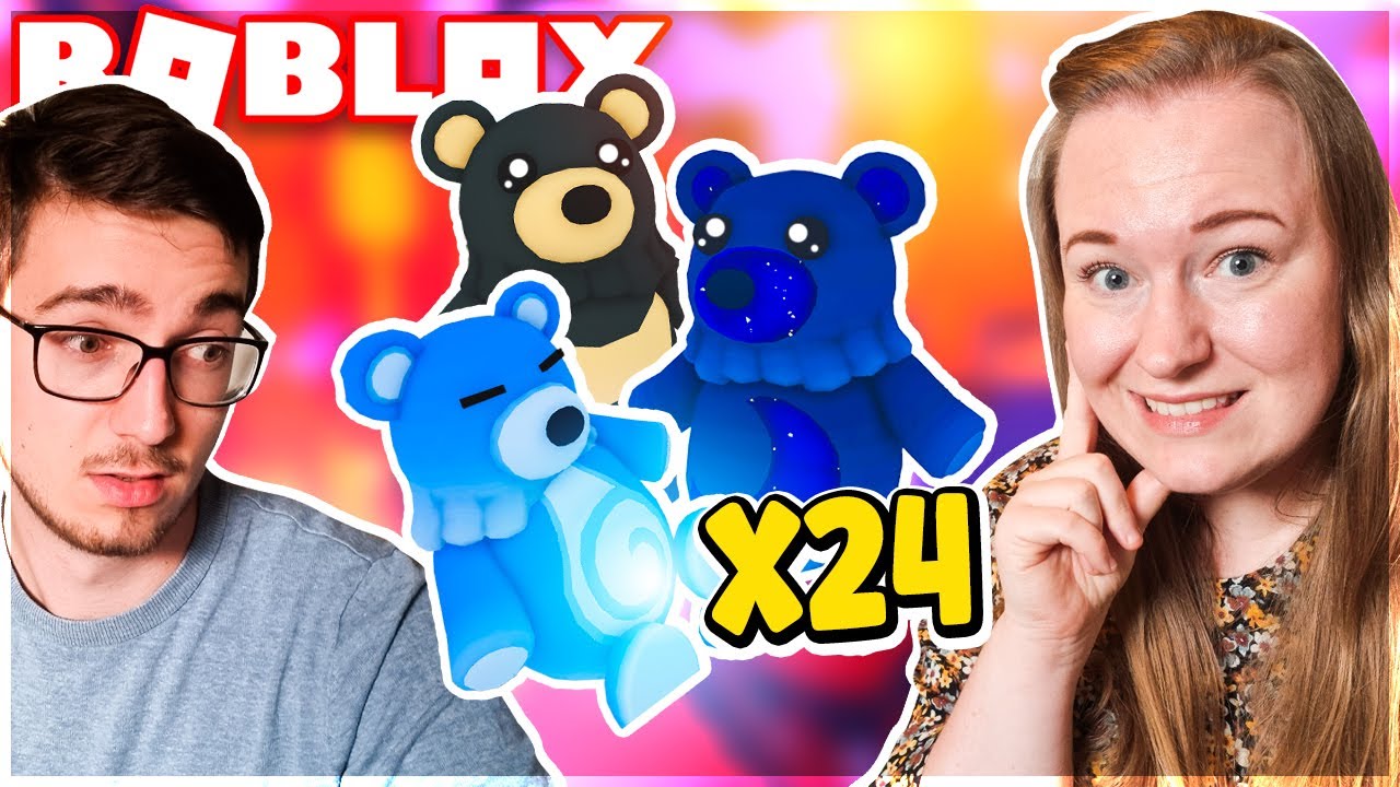 HVEM FÅR FLEST MOON BEAR POINT? | Roblox: Adopt me