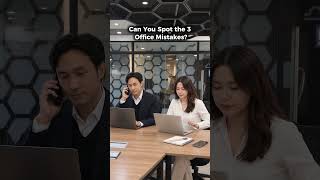 Don't miss the 3 mistakes hiding in plain sight 🔎 #puzzle #challenge #office