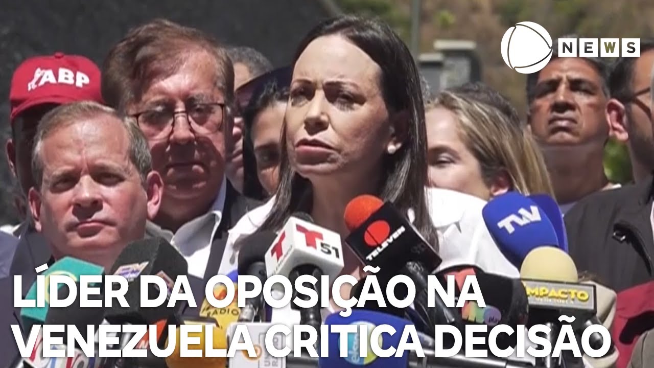 Líder da oposição na Venezuela critica decisão de inegibilidade