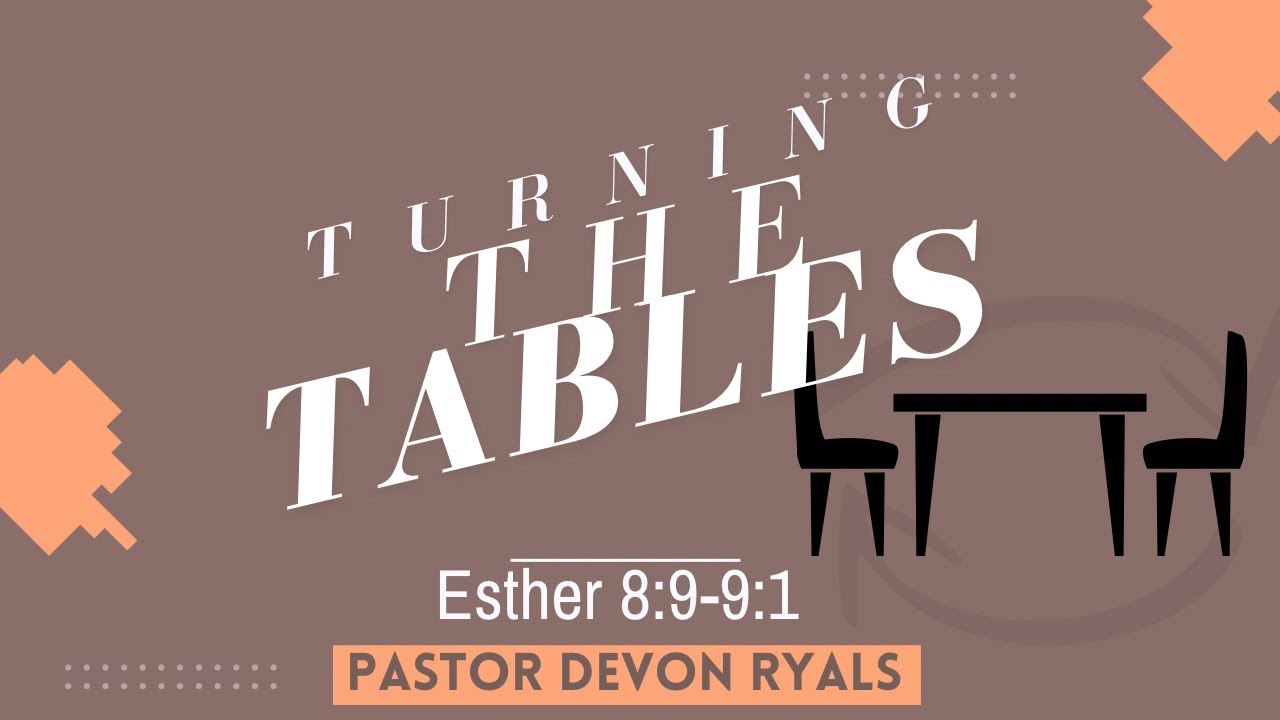 8-10-25 AM Service - Turning the Tables - Pastor Devon Ryals - Espanola Christian Center