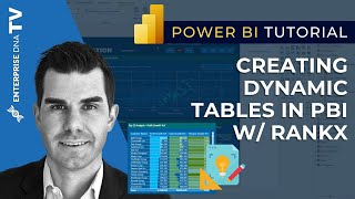 how to create dynamic tables in power bi using rankx [2023 update]