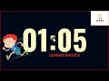 1 Minute 5 Second Timer ⏱️ | Countdown Timer Video #timer  #countdown  #shorts